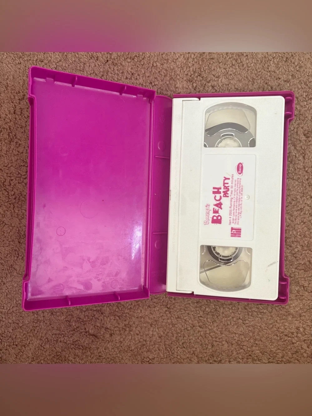 Barney's Beach Party VHS (2001) Lyrick Studios NTSC, Never Seen On TV
